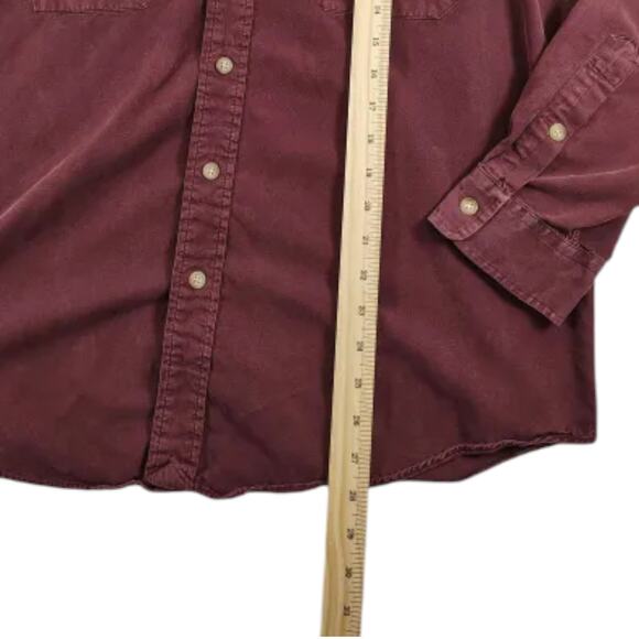 VTG - Polo by Ralph Lauren Men's Button Up - 70& cotton / 30% silk - Size: XL - Picture 5 of 9